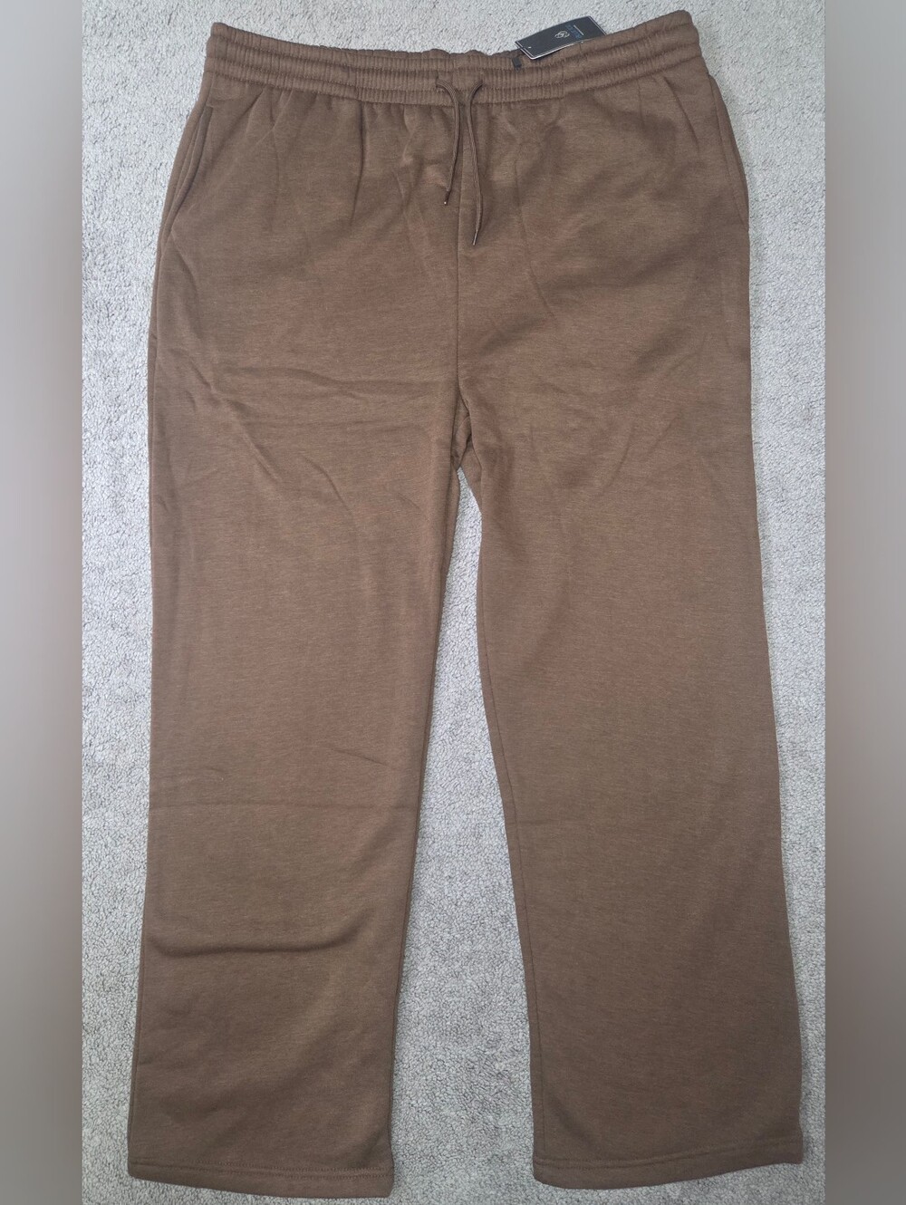 Men's Brown Drawstring Joggers - Classic Everyday Sweatpants